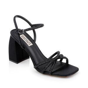 Badgley Mischka Black Brixley Block Heeled Sandal